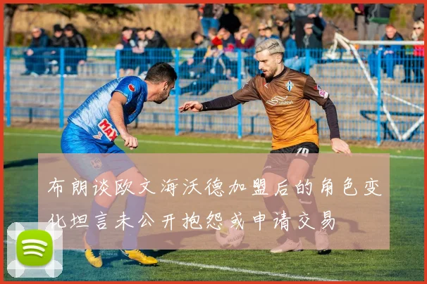 布朗谈欧文海沃德加盟后的角色变化坦言未公开抱怨或申请交易