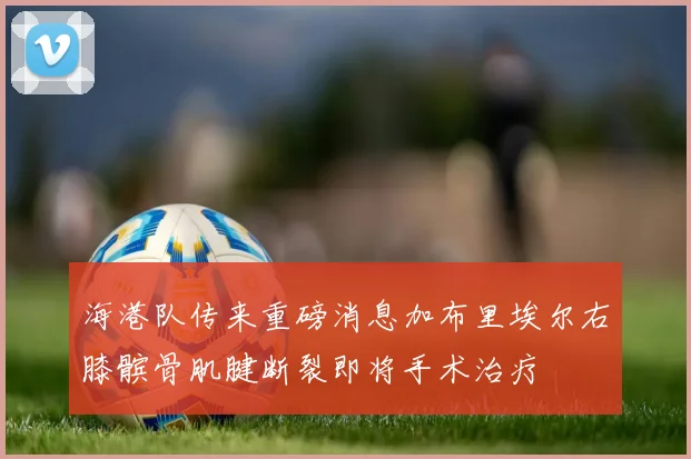 海港队传来重磅消息加布里埃尔右膝髌骨肌腱断裂即将手术治疗